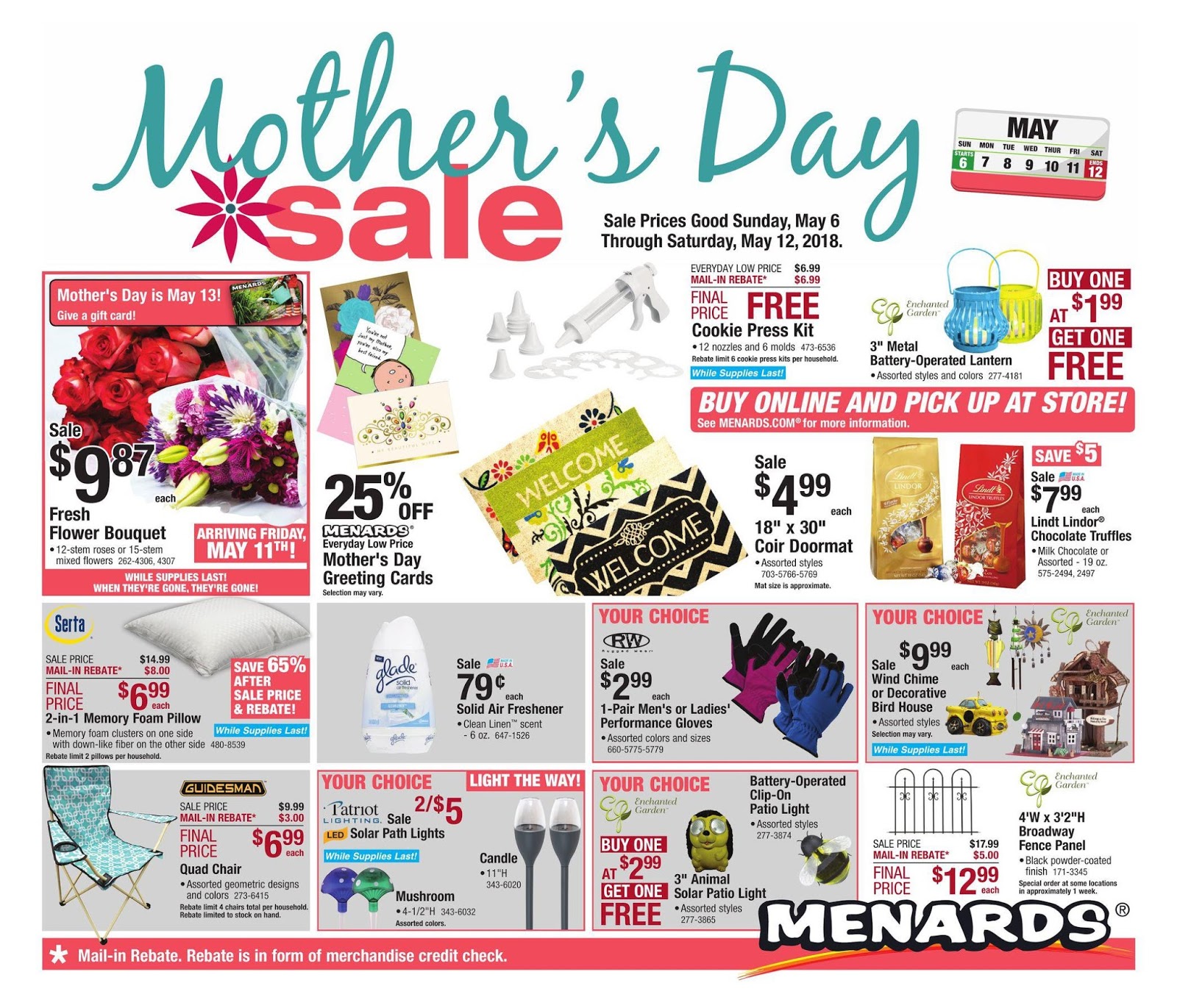 Menards Ad May 6 12 2018 Daily Saving Deals