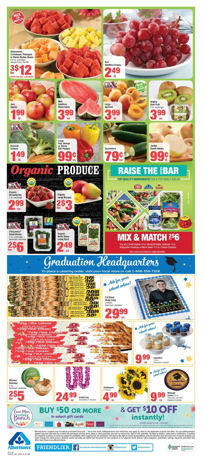 Albertsons Weekly Ad May 9 15, 2018 Daily Saving Deals